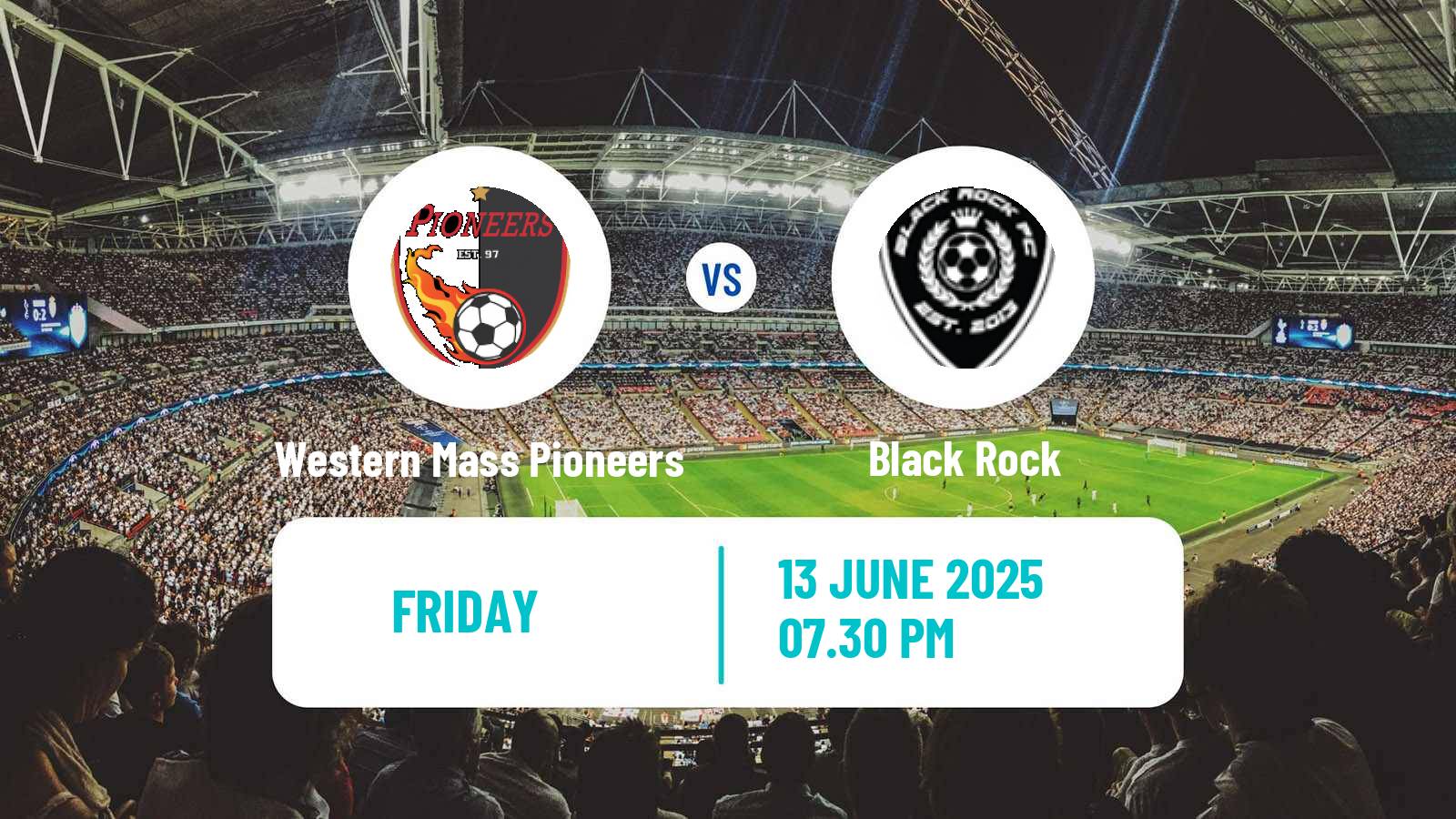 Soccer USL League Two Western Mass Pioneers - Black Rock