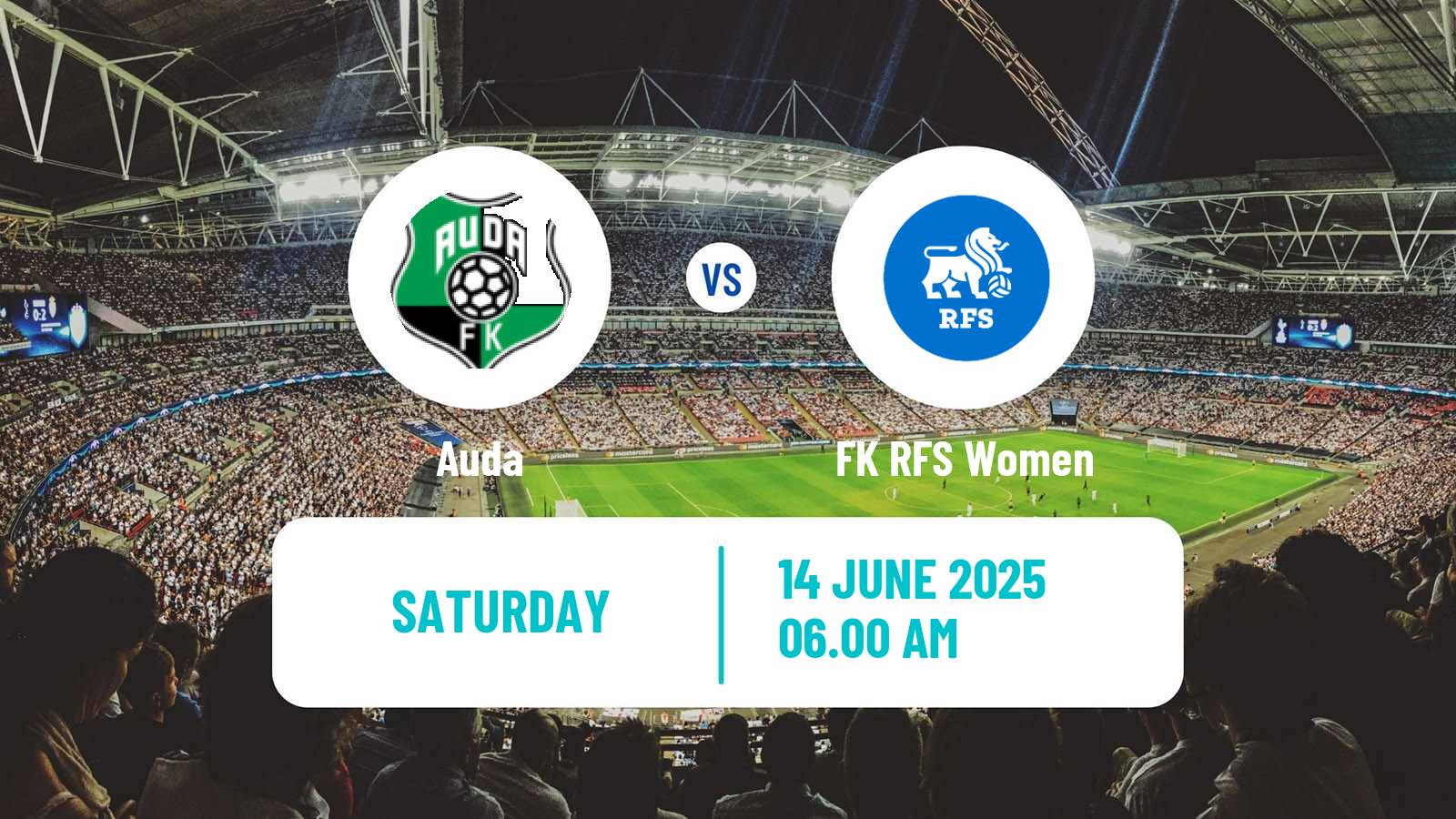 Soccer Latvian 1 Liga Women Auda - RFS