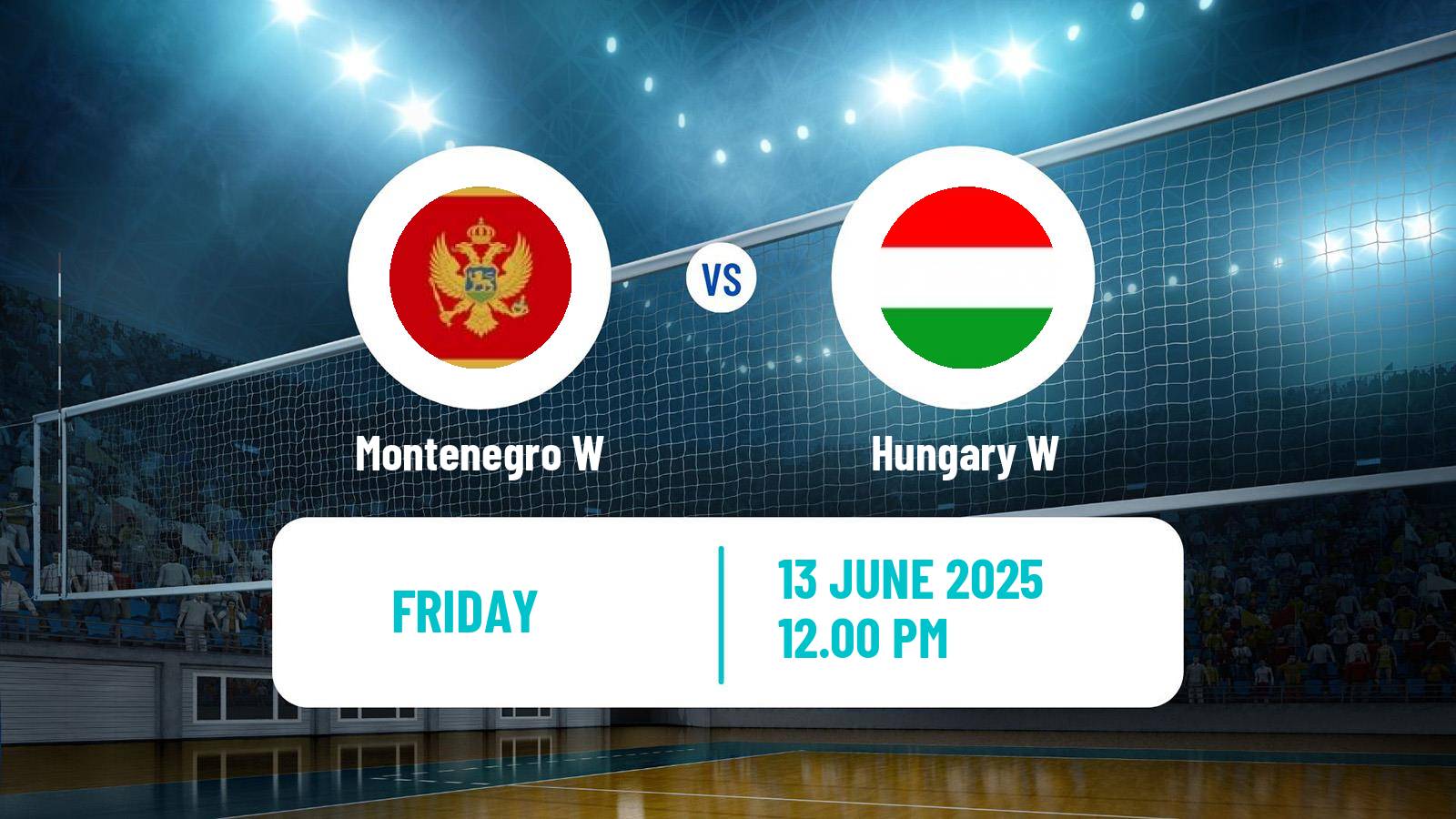 Volleyball Golden European League Volleyball Women Montenegro W - Hungary W