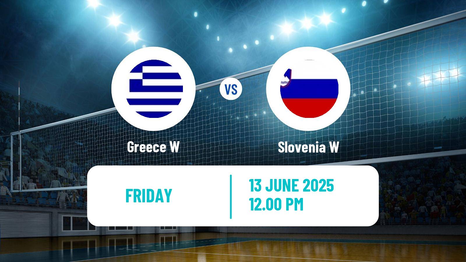 Volleyball Golden European League Volleyball Women Greece W - Slovenia W