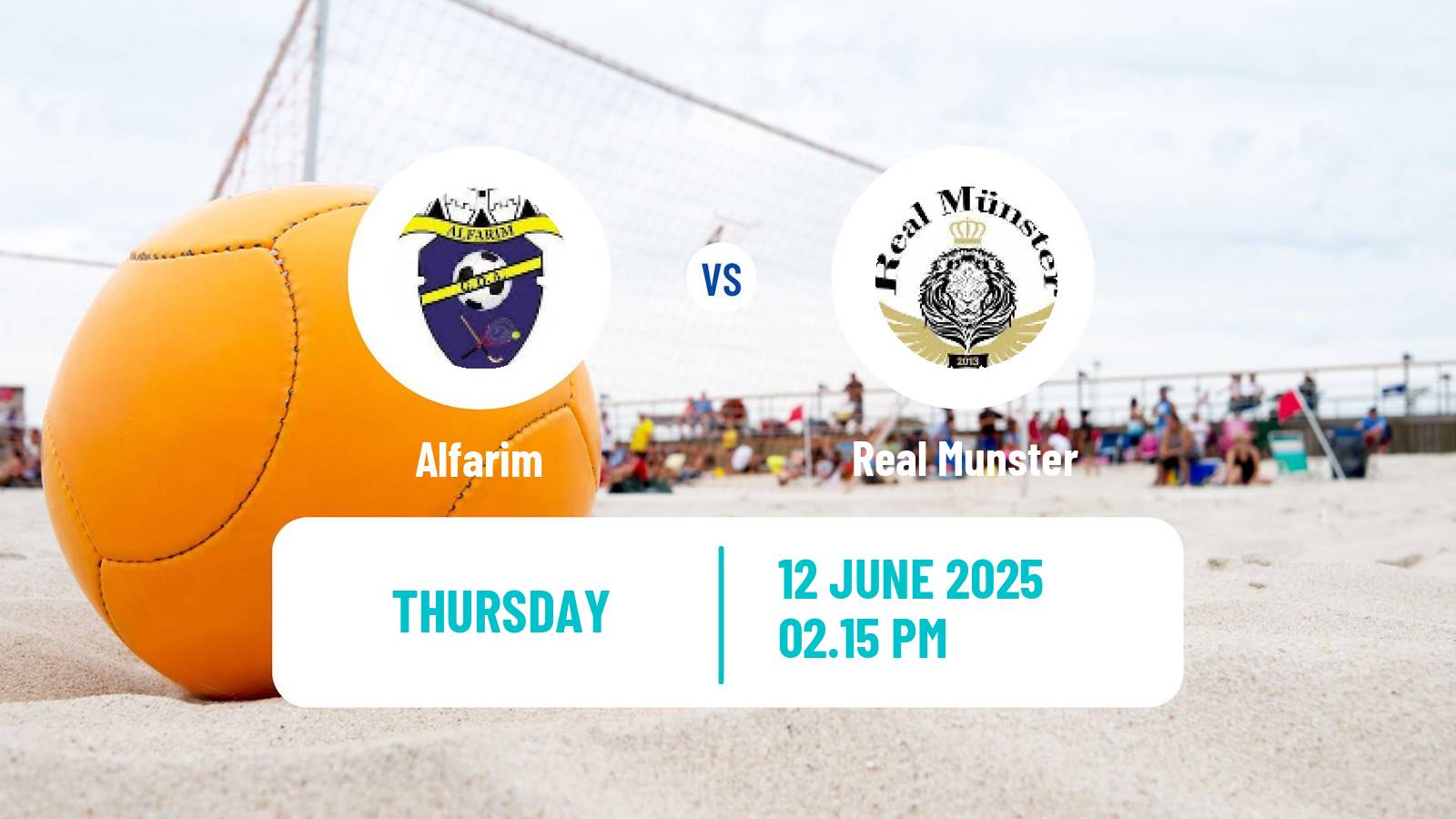 Beach soccer Euro Winners Challenge Alfarim - Real Munster