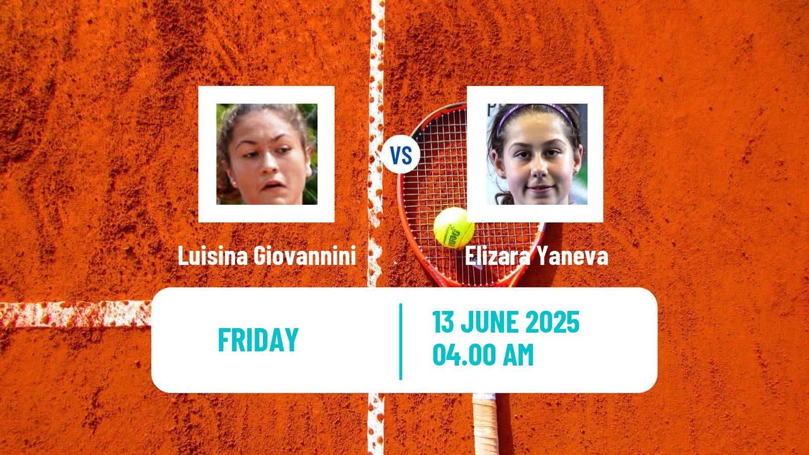 Tennis ITF W15 Madrid Women Luisina Giovannini - Elizara Yaneva