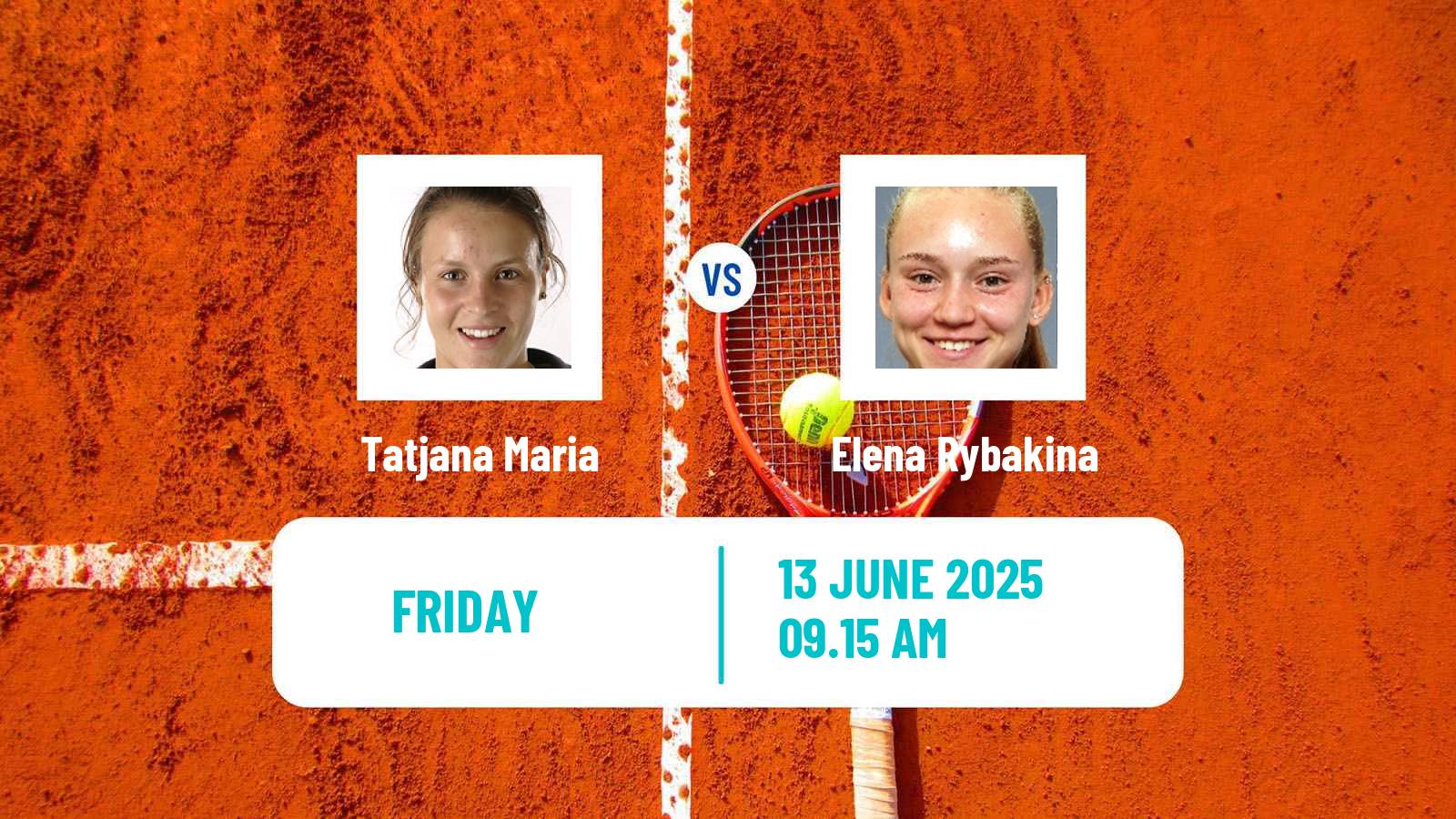 Tennis WTA London Tatjana Maria - Elena Rybakina
