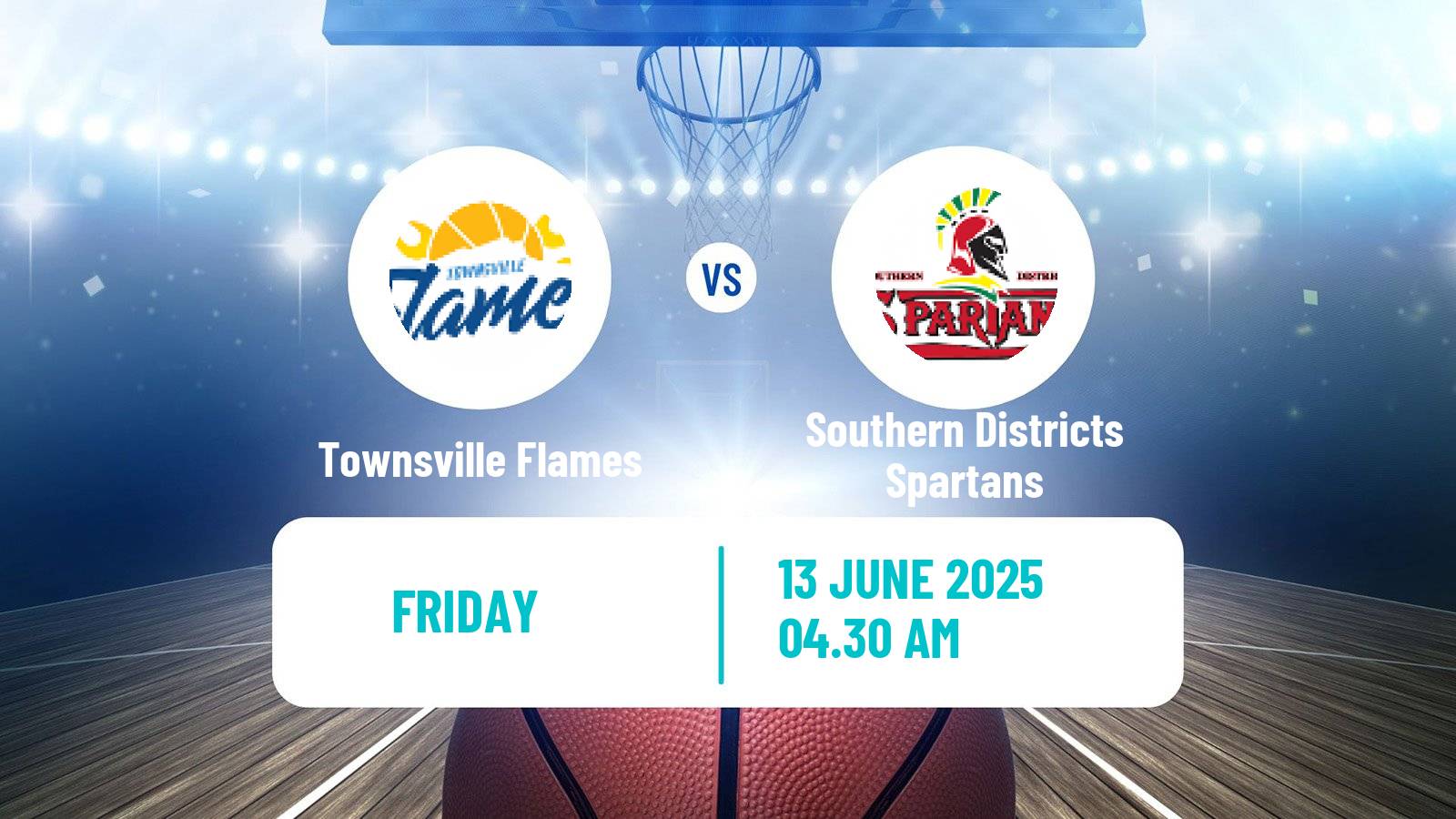 Basketball Australian NBL1 North Women Townsville Flames - Southern Districts Spartans