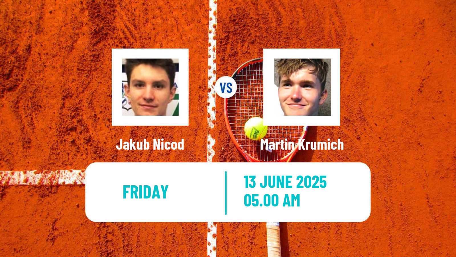 Tennis ITF M25 Ceska Lipa Men Jakub Nicod - Martin Krumich