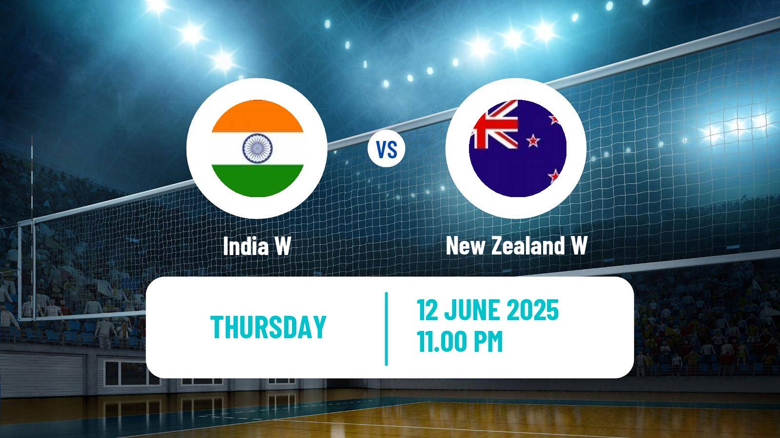 Volleyball AVC Challenge Cup Volleyball Women India W - New Zealand W