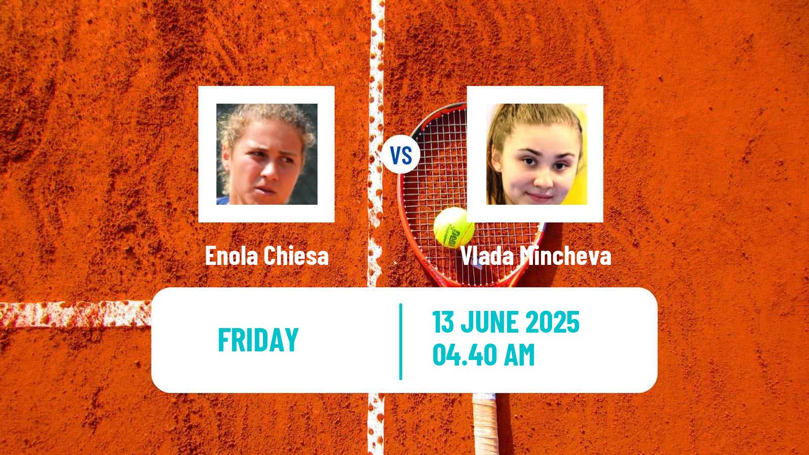 Tennis ITF W15 Norges La Ville Women Enola Chiesa - Vlada Mincheva