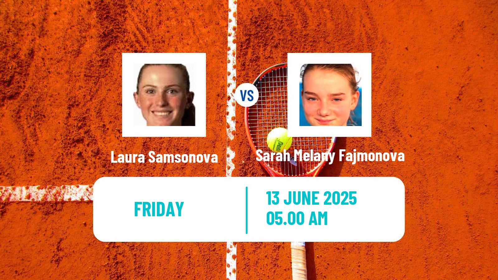 Tennis ITF W75 Ceska Lipa Women Laura Samsonova - Sarah Melany Fajmonova