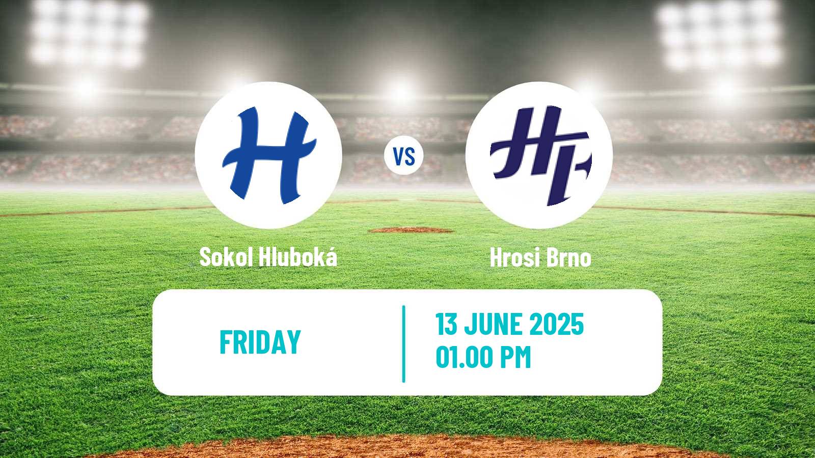 Baseball Czech Extraliga Baseball Sokol Hluboká - Hrosi Brno