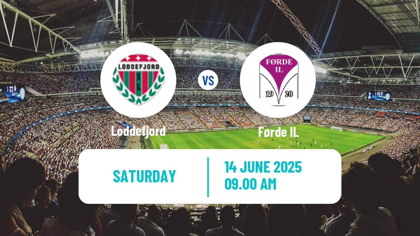 Soccer Norwegian Division 3 - Group 4 Loddefjord - Førde