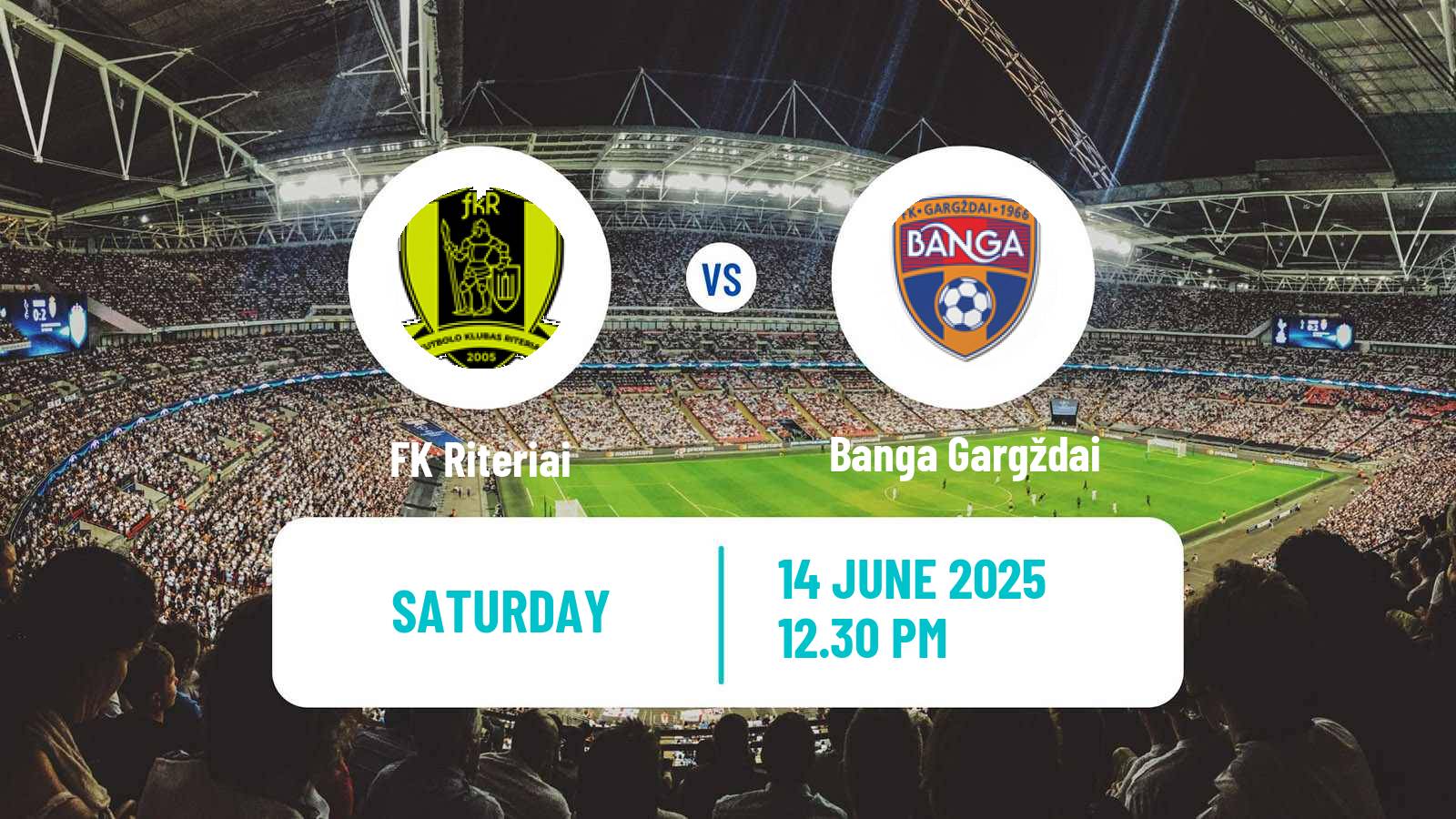 Soccer Lithuanian A Lyga Riteriai - Banga Gargždai