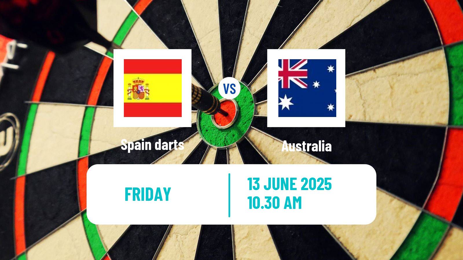 Darts World Cup Teams Spain - Australia