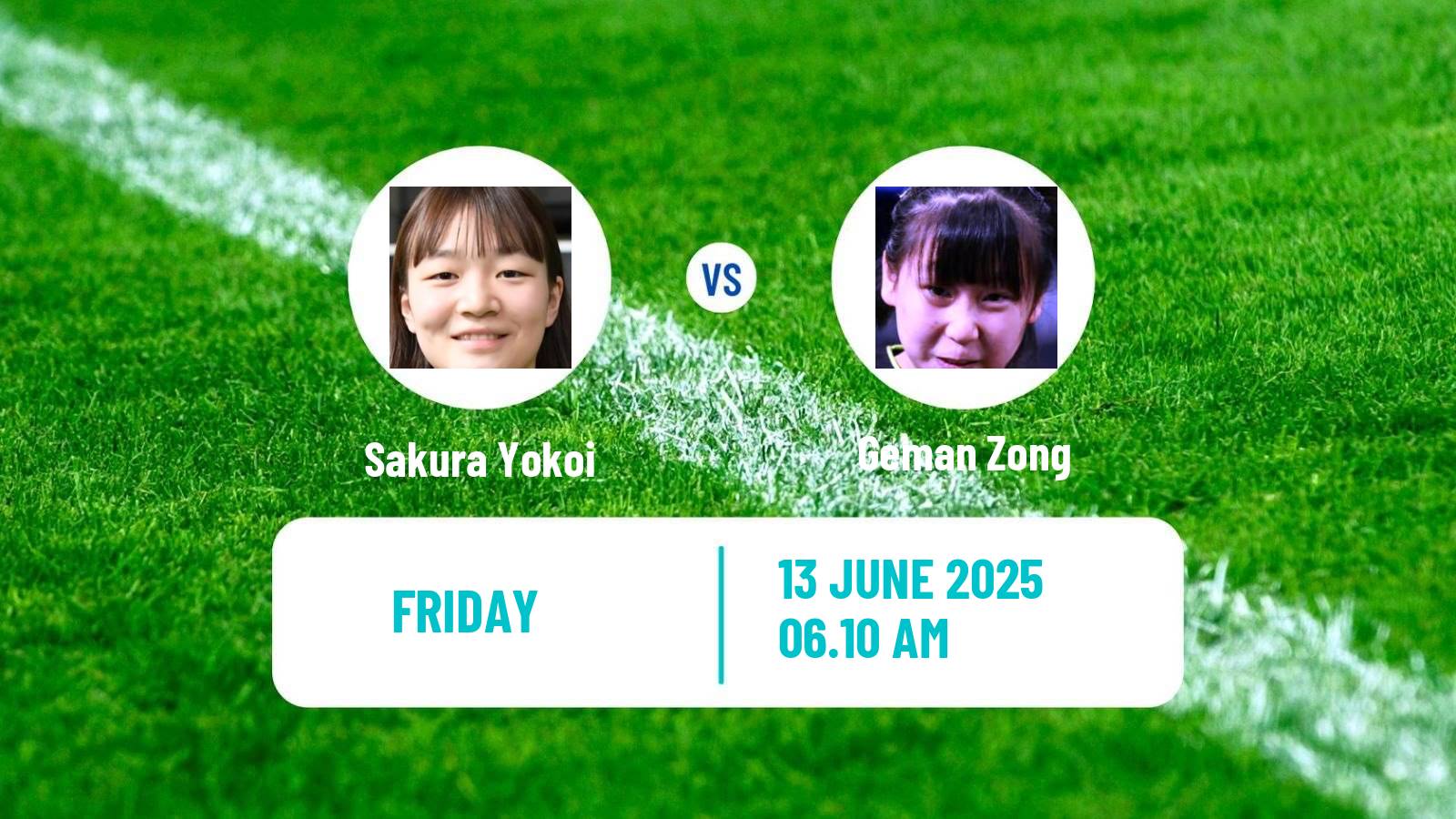 Table tennis Wtt Contender Skopje Women Sakura Yokoi - Geman Zong