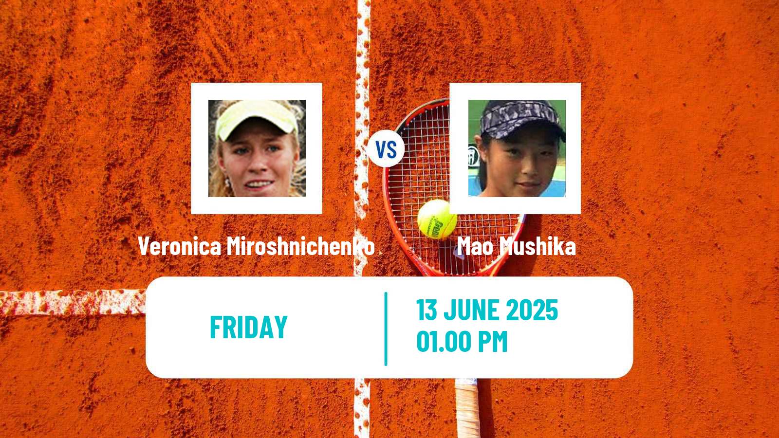 Tennis ITF W15 San Diego Ca 3 Women Veronica Miroshnichenko - Mao Mushika