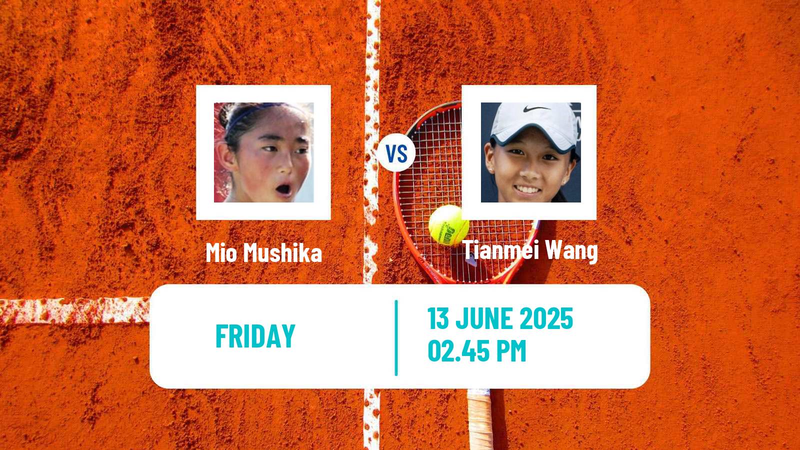 Tennis ITF W15 San Diego Ca 3 Women Mio Mushika - Tianmei Wang