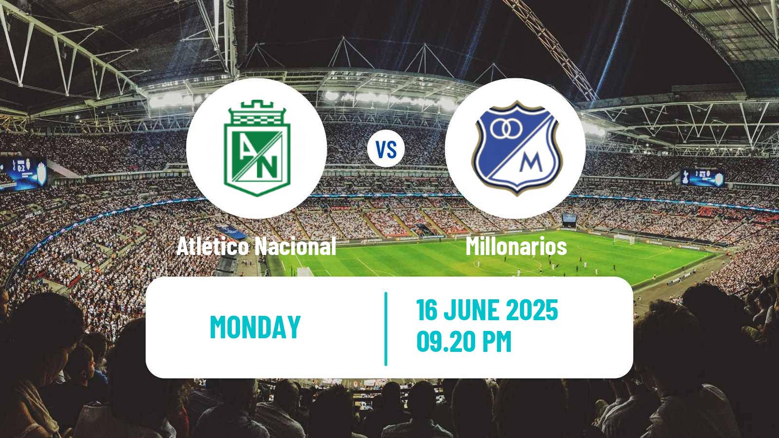 Soccer Colombian Primera A Atlético Nacional - Millonarios