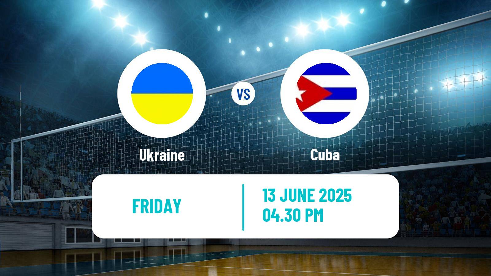Volleyball Nations League Volleyball Ukraine - Cuba