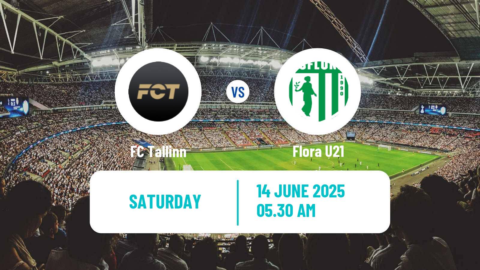 Soccer Estonian Esiliiga FC Tallinn - Flora U21