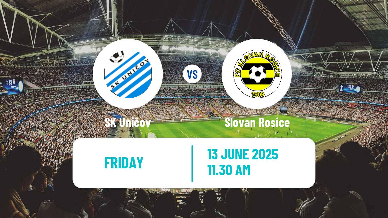 Soccer Czech MSFL Uničov - Slovan Rosice
