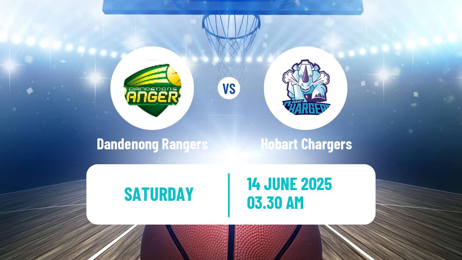 Basketball Australian NBL1 South Women Dandenong Rangers - Hobart Chargers