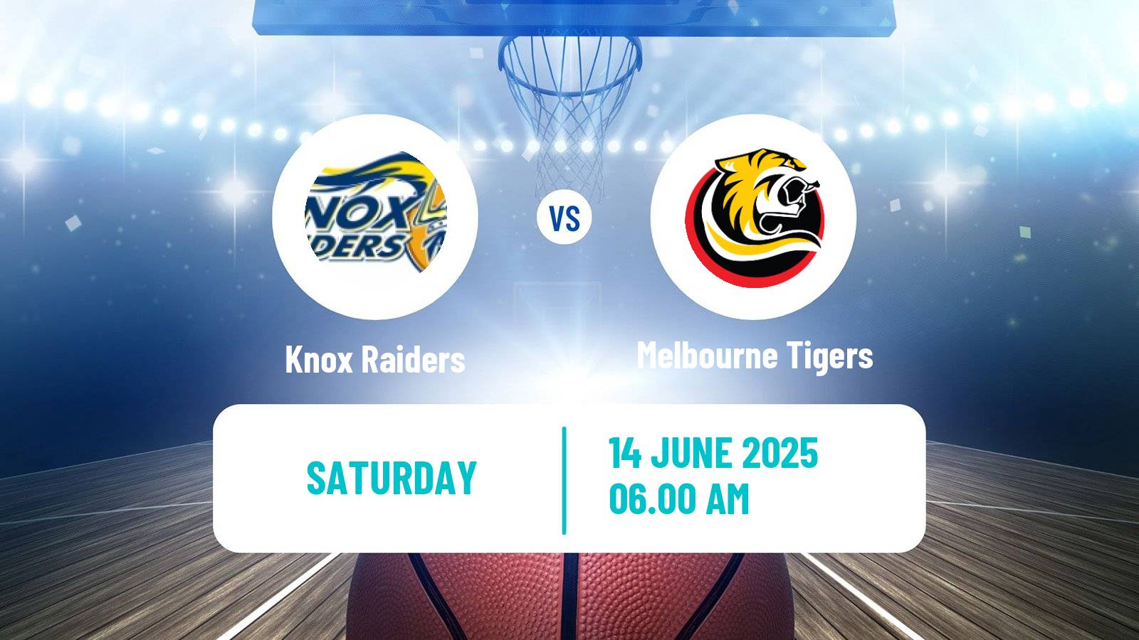 Basketball Australian NBL1 South Knox Raiders - Melbourne Tigers