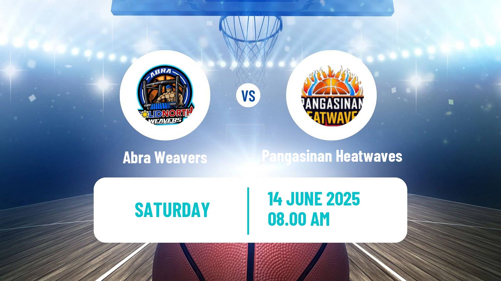 Basketball Philippines MBPL  Abra Weavers - Pangasinan Heatwaves