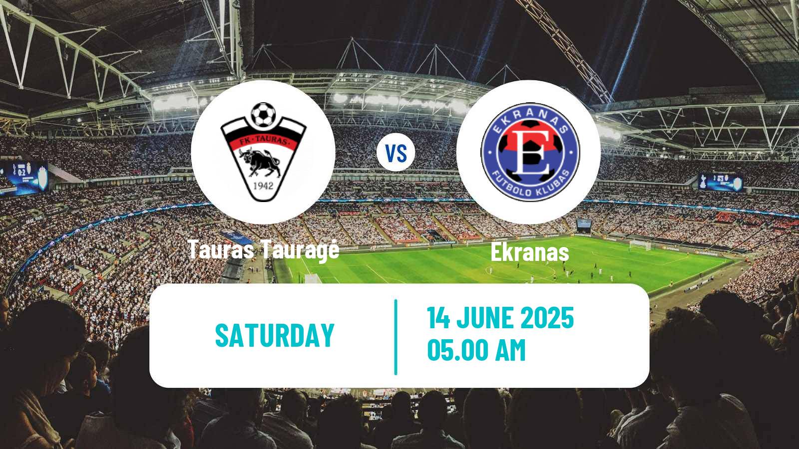 Soccer Lithuanian Division 2 Tauras Tauragė - Ekranas