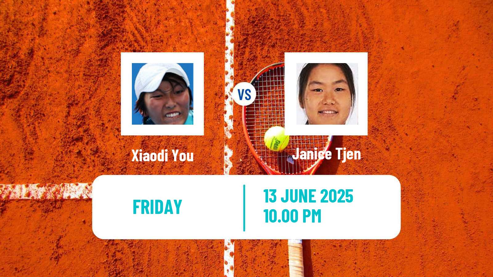 Tennis ITF W35 Luzhou Women Xiaodi You - Janice Tjen