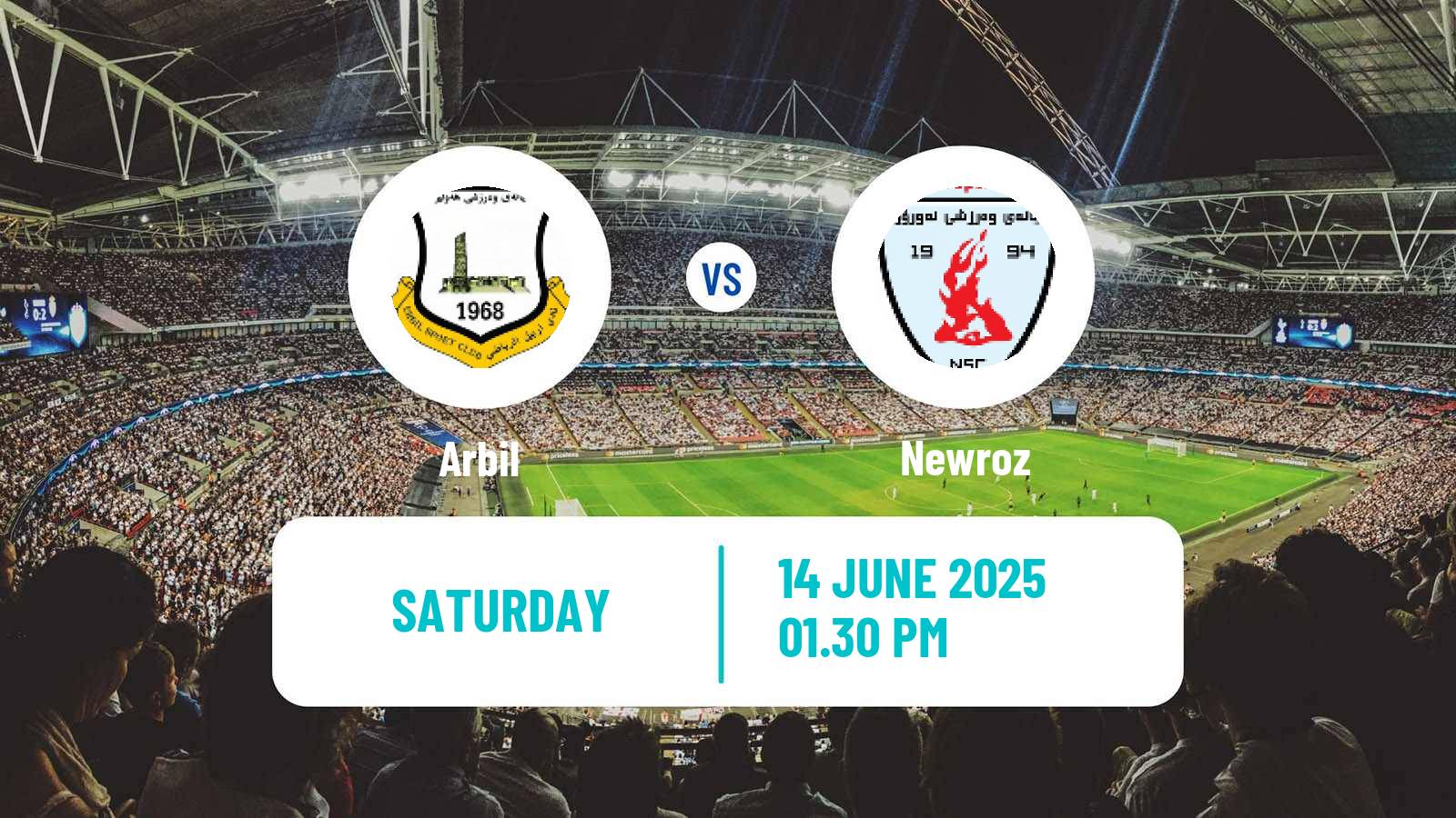 Soccer Iraqi Premier League Arbil - Newroz