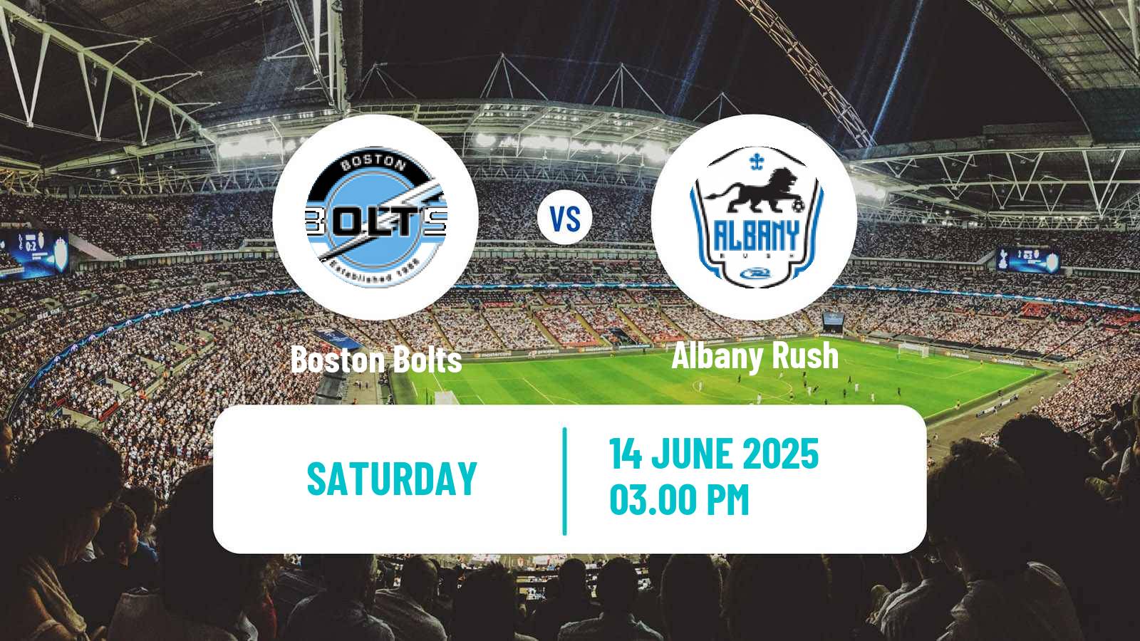 Soccer USL League Two Boston Bolts - Albany Rush