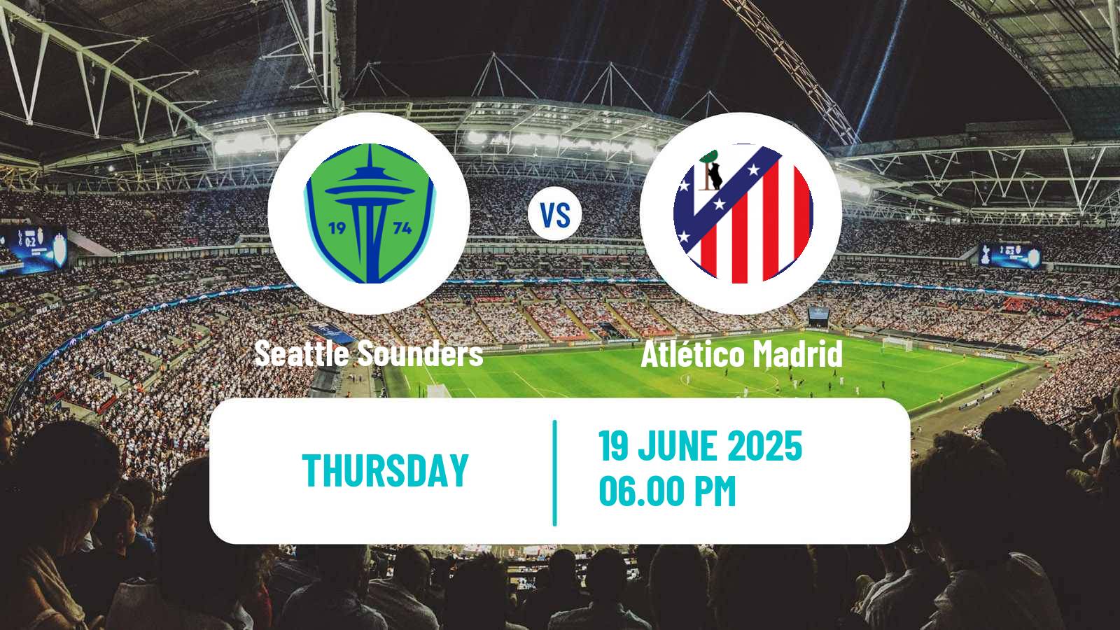 Soccer FIFA Club World Cup Seattle Sounders - Atlético Madrid