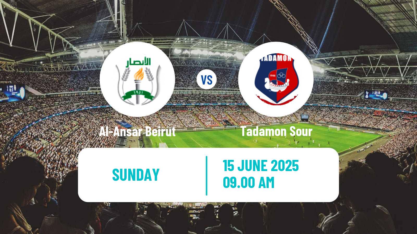 Soccer Lebanese Premier League Al-Ansar Beirut - Tadamon Sour