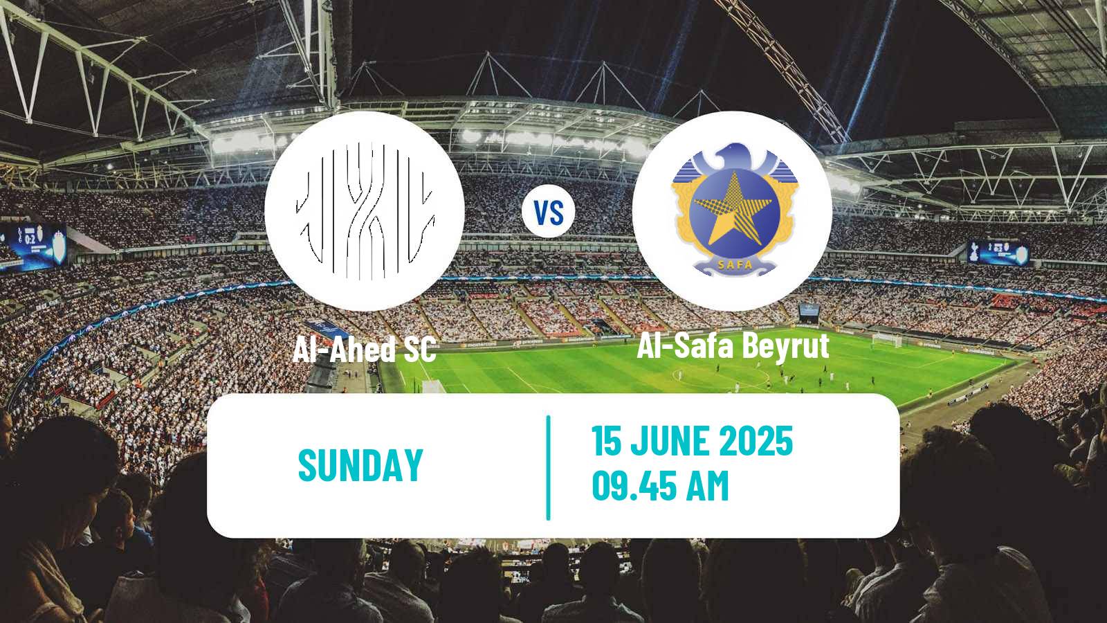 Soccer Lebanese Premier League Al-Ahed - Al-Safa Beyrut