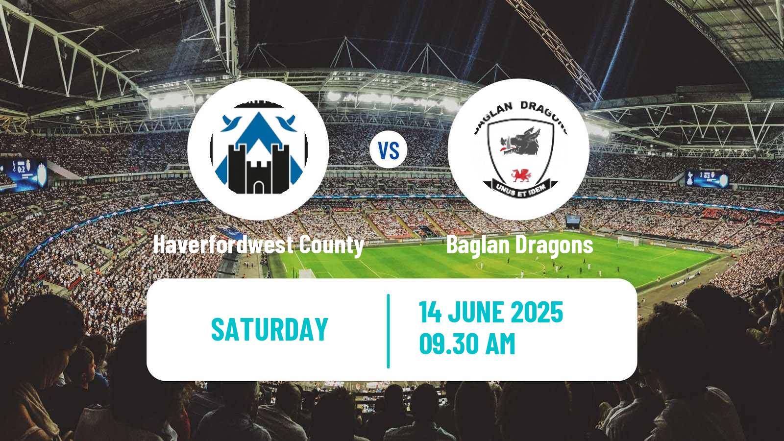 Soccer Club Friendly Haverfordwest County - Baglan Dragons
