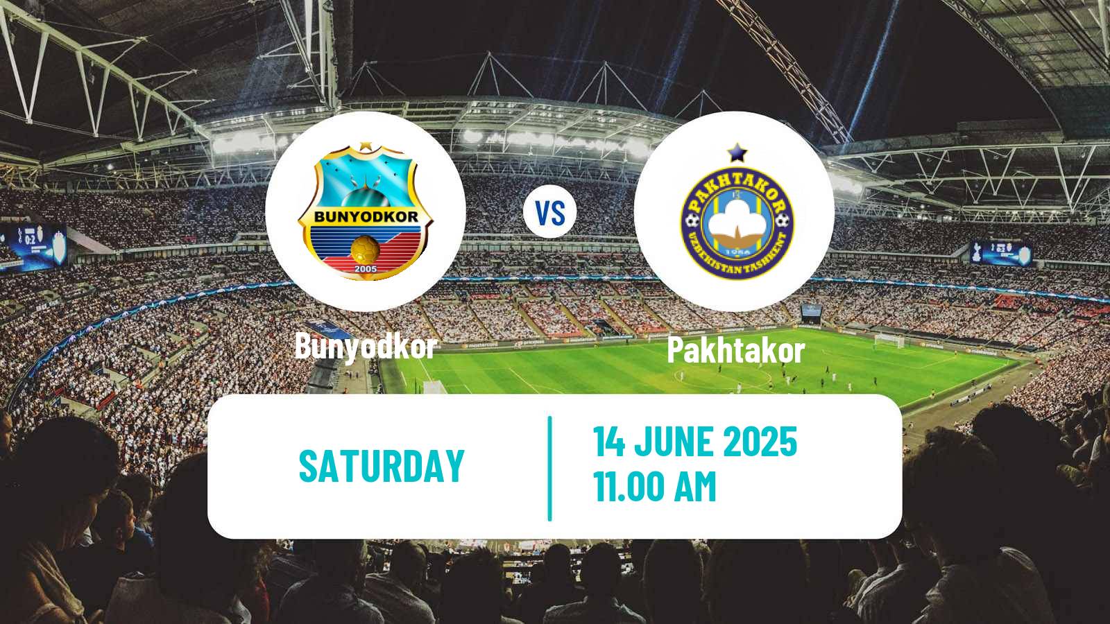 Soccer Uzbek League Bunyodkor - Pakhtakor
