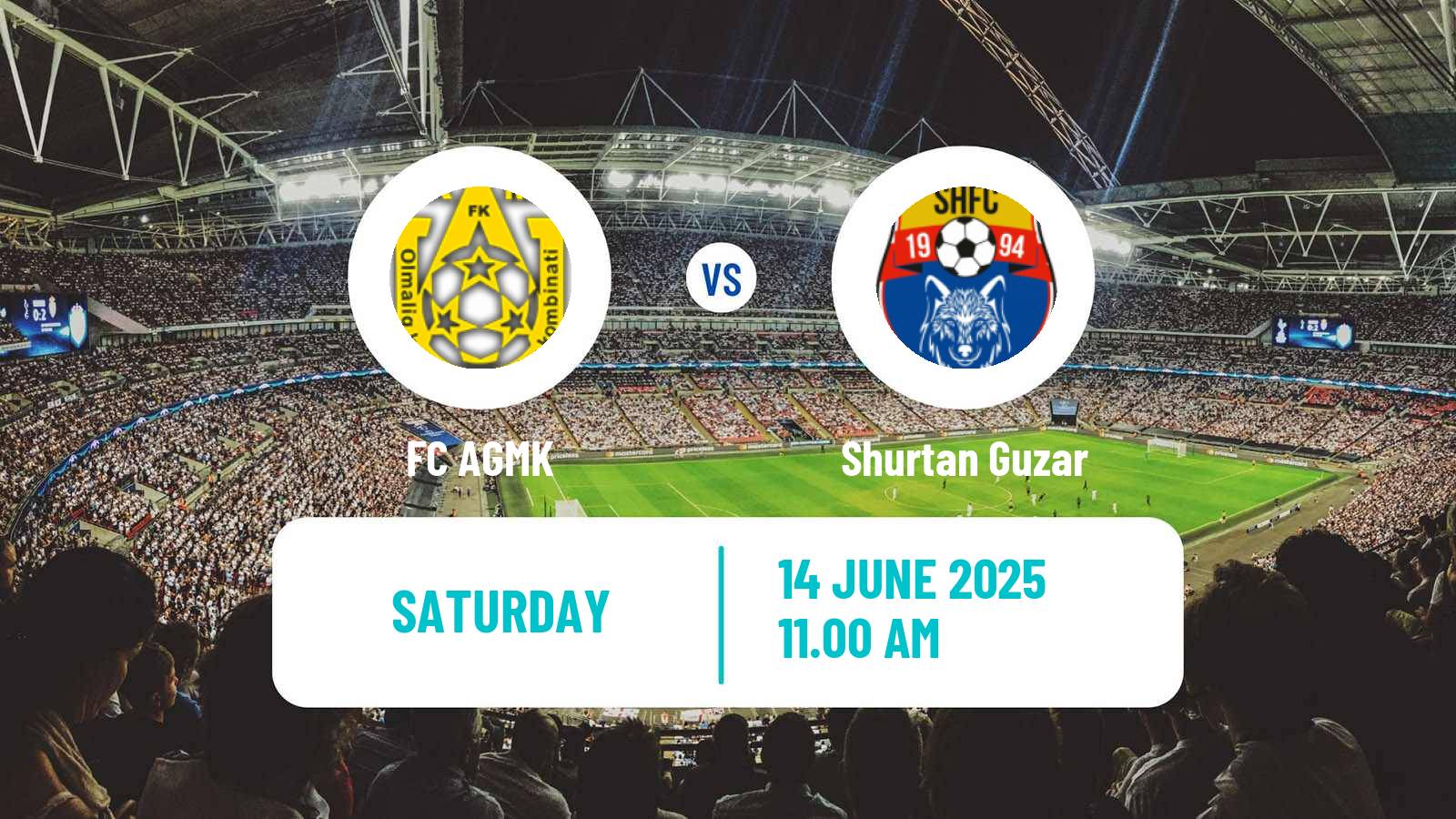 Soccer Uzbek League AGMK - Shurtan Guzar