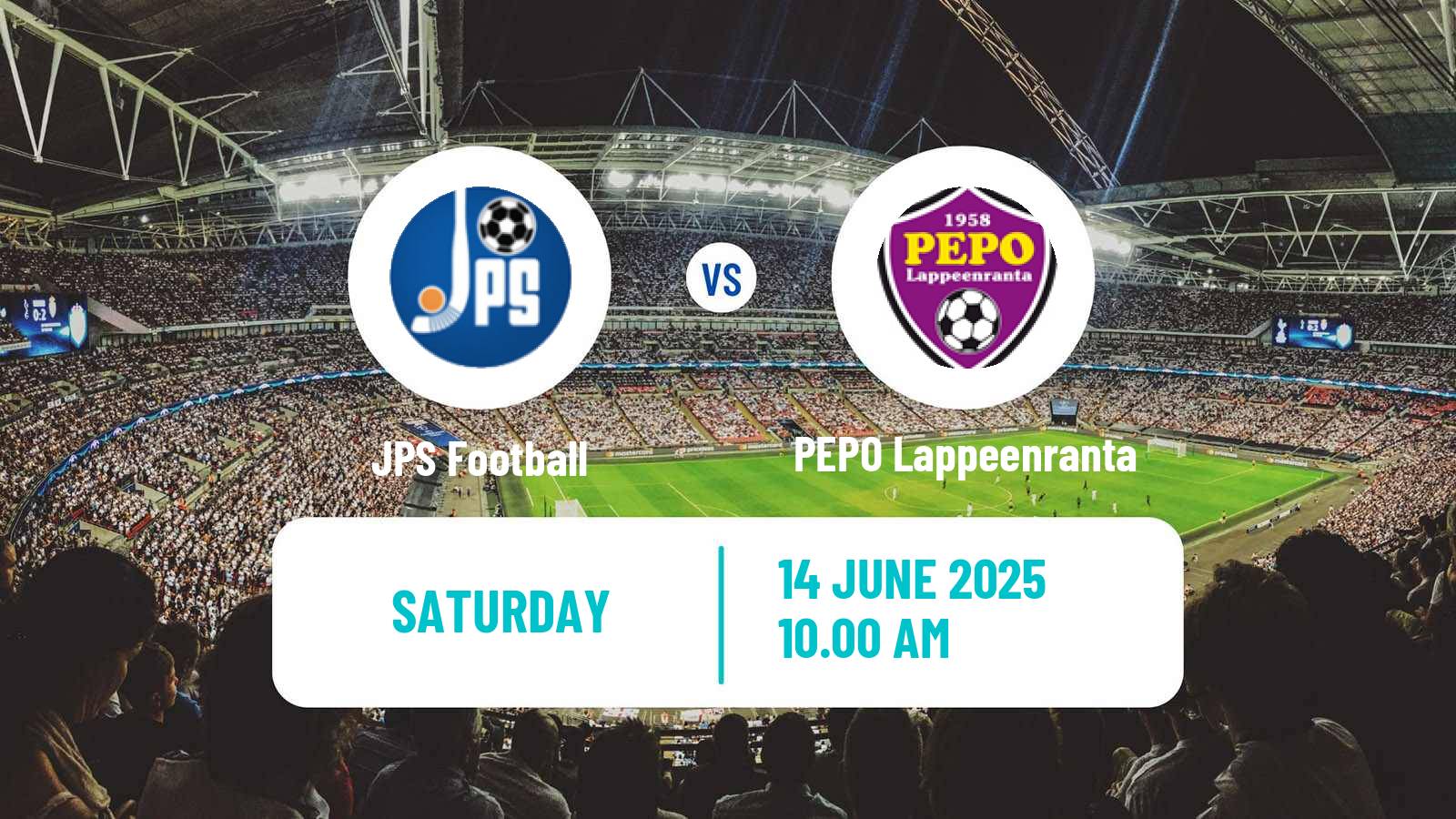 Soccer Finnish Kakkonen Group A JPS - PEPO Lappeenranta