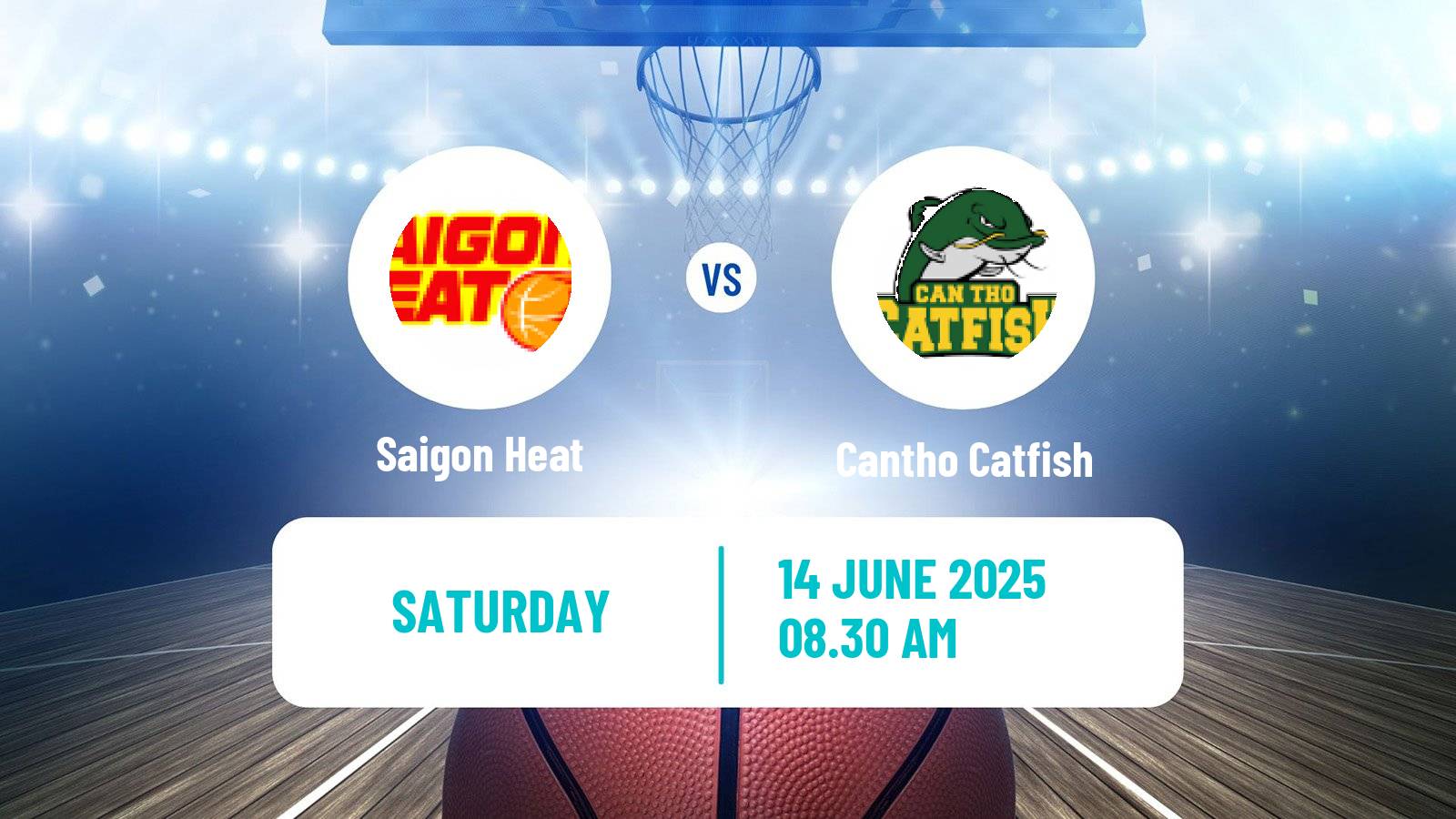 Basketball Vietnamese VBA Saigon Heat - Cantho Catfish