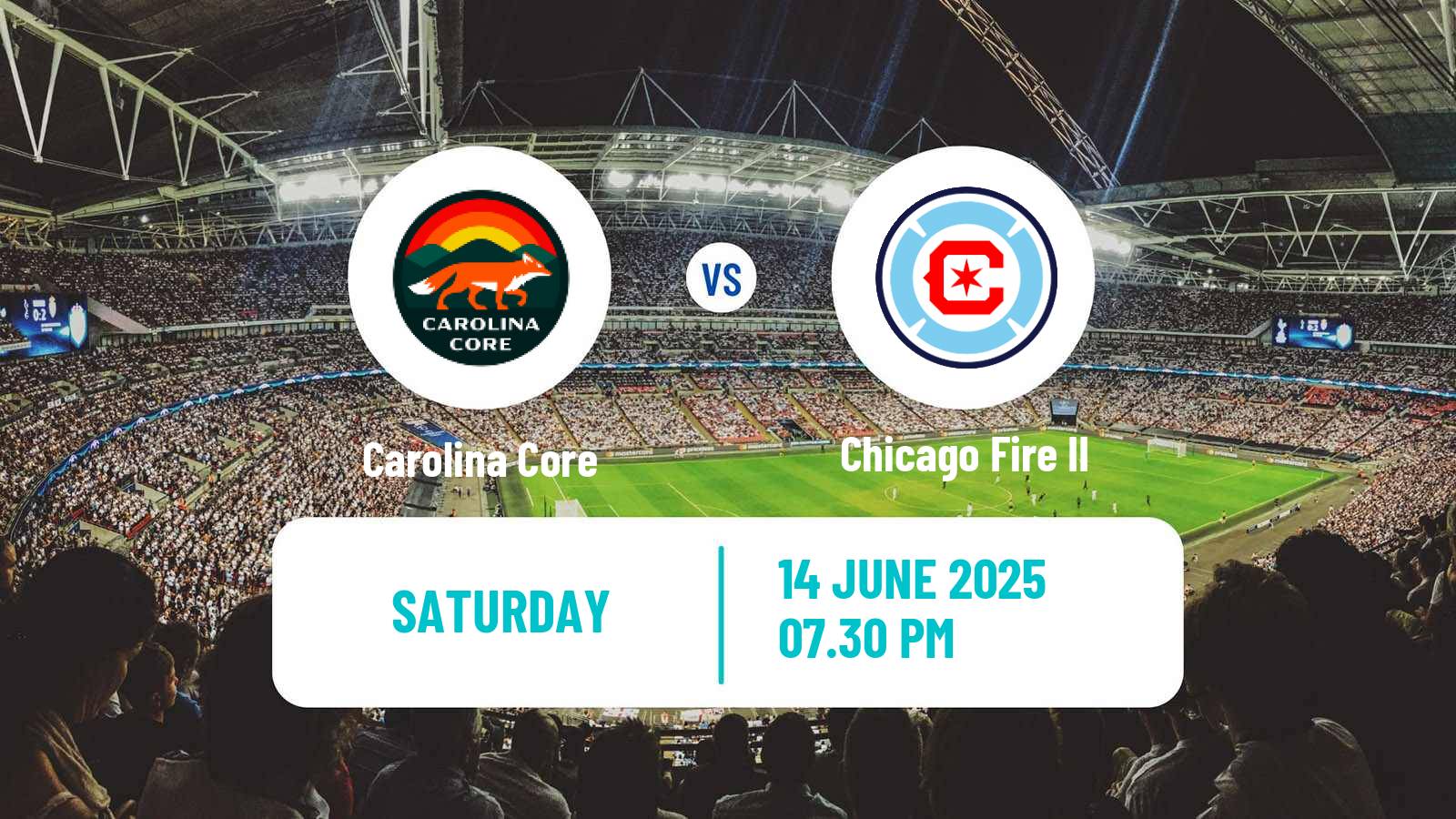 Soccer MLS Next Pro Carolina Core - Chicago Fire II