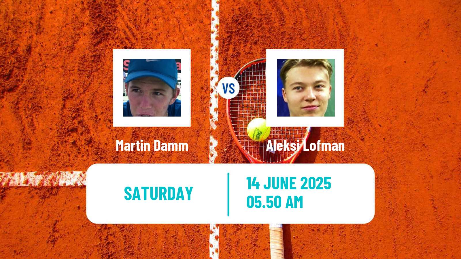 Tennis ITF M15 Vaasa Men Martin Damm - Aleksi Lofman