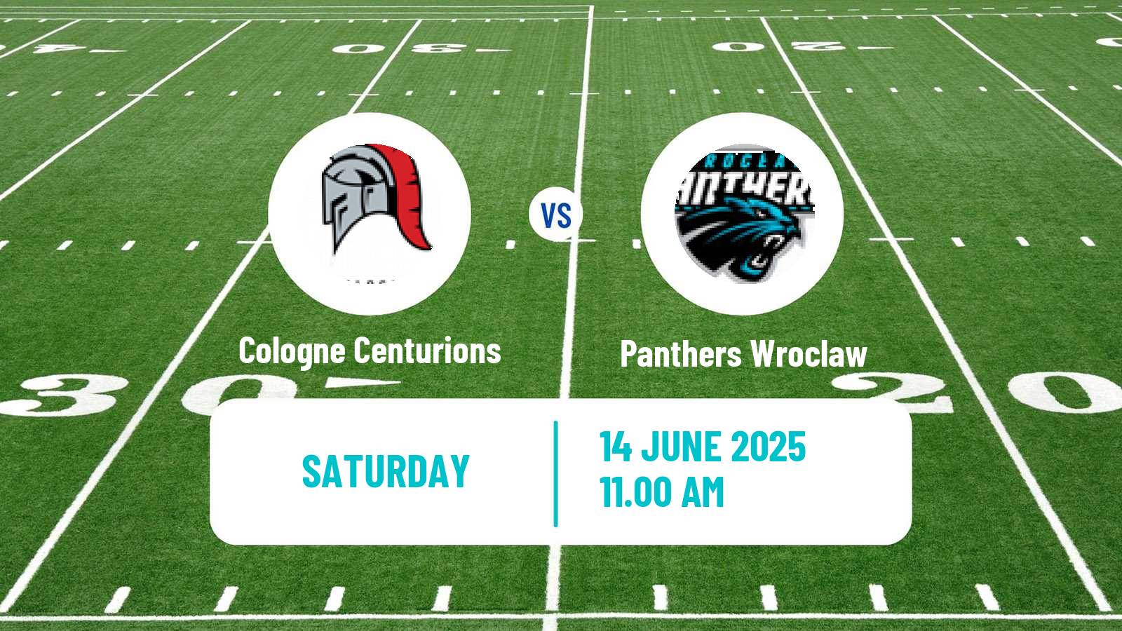 American football European League of American Football Cologne Centurions - Panthers Wroclaw