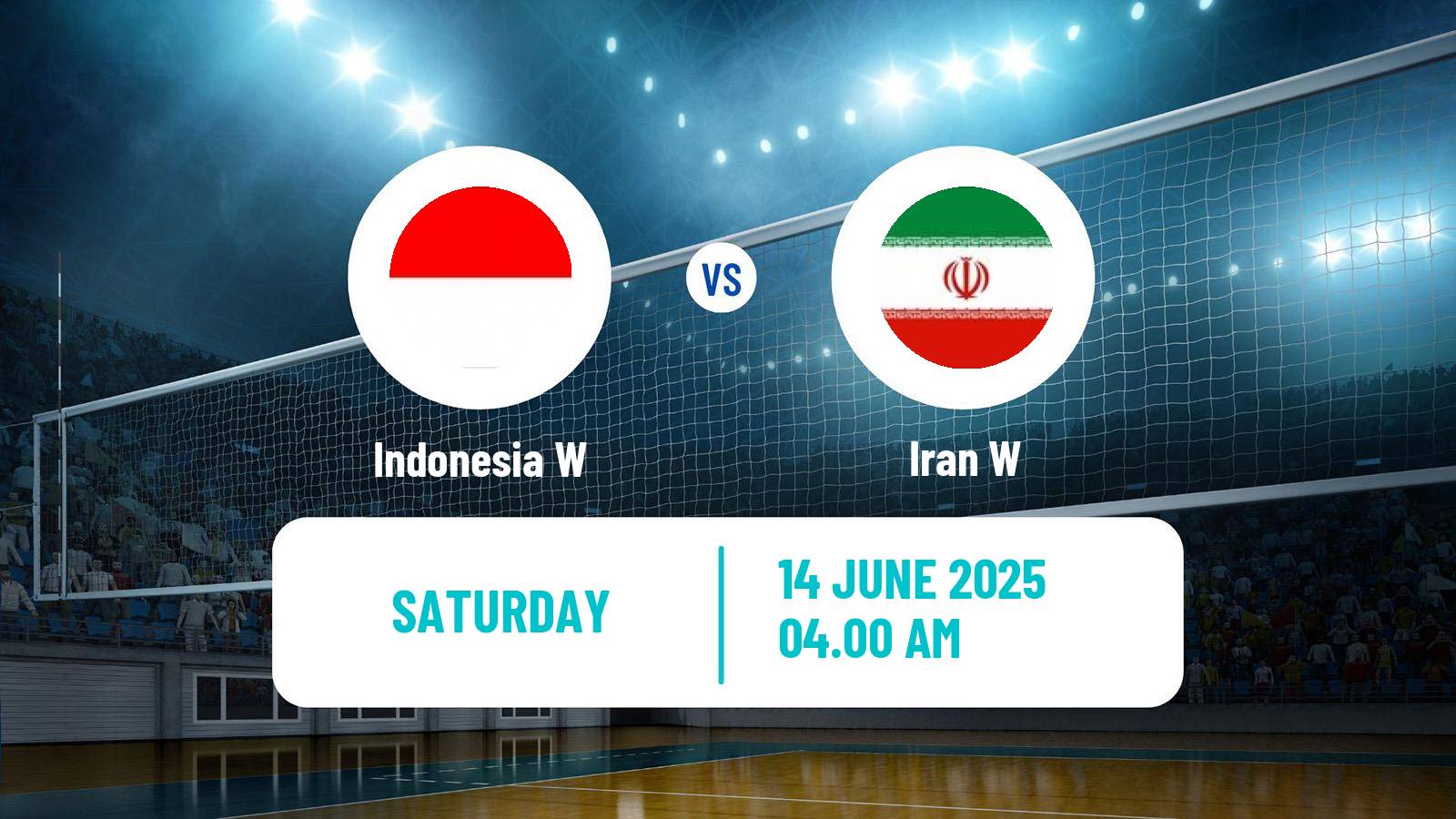 Volleyball AVC Challenge Cup Volleyball Women Indonesia W - Iran W