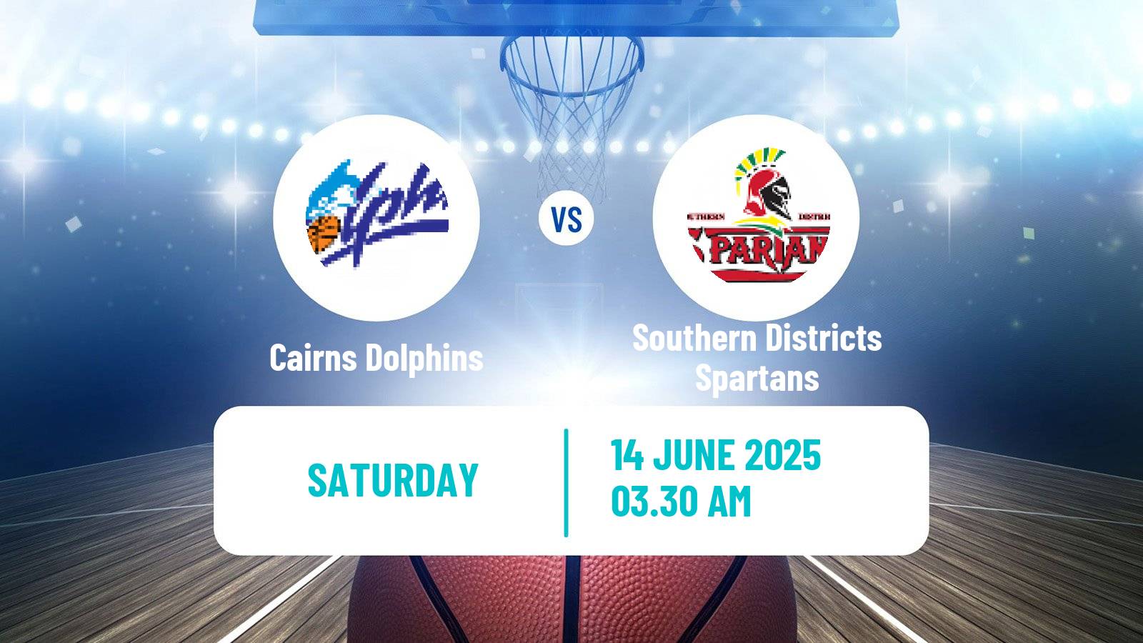 Basketball Australian NBL1 North Women Cairns Dolphins - Southern Districts Spartans