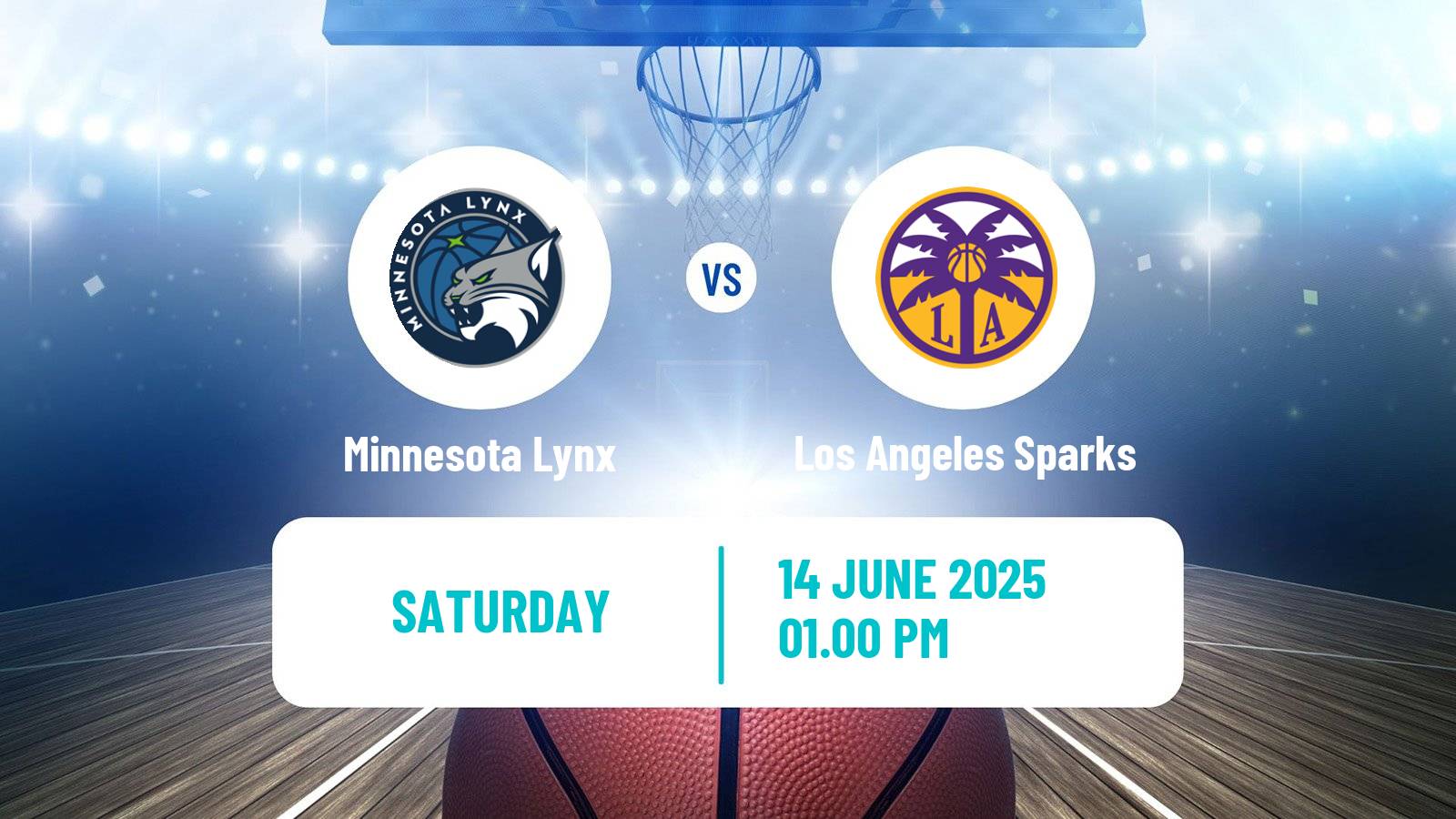 Basketball WNBA Minnesota Lynx - Los Angeles Sparks