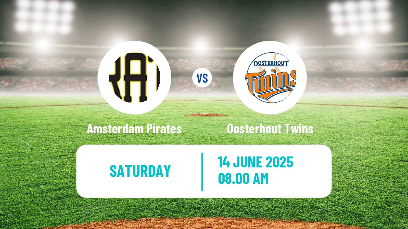 Baseball Dutch Hoofdklasse Baseball Amsterdam Pirates - Oosterhout Twins