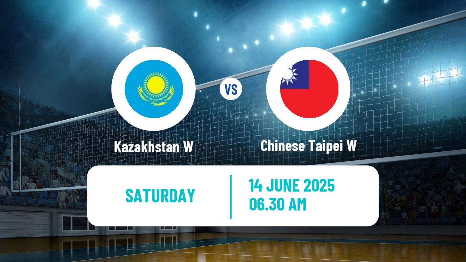 Volleyball AVC Challenge Cup Volleyball Women Kazakhstan W - Chinese Taipei W