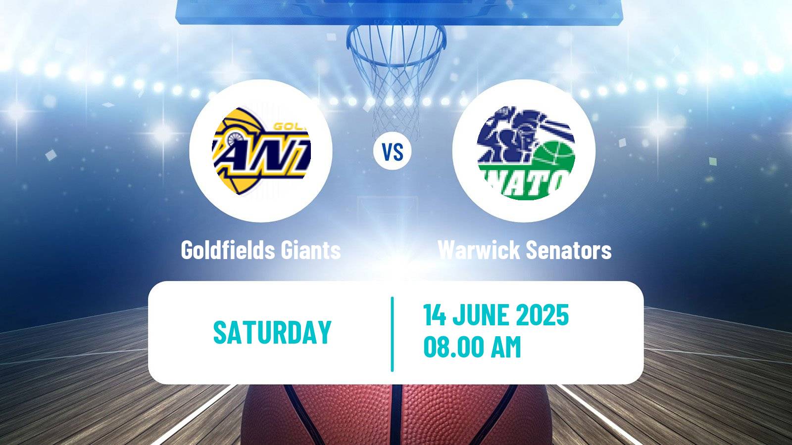Basketball Australian NBL1 West Goldfields Giants - Warwick Senators