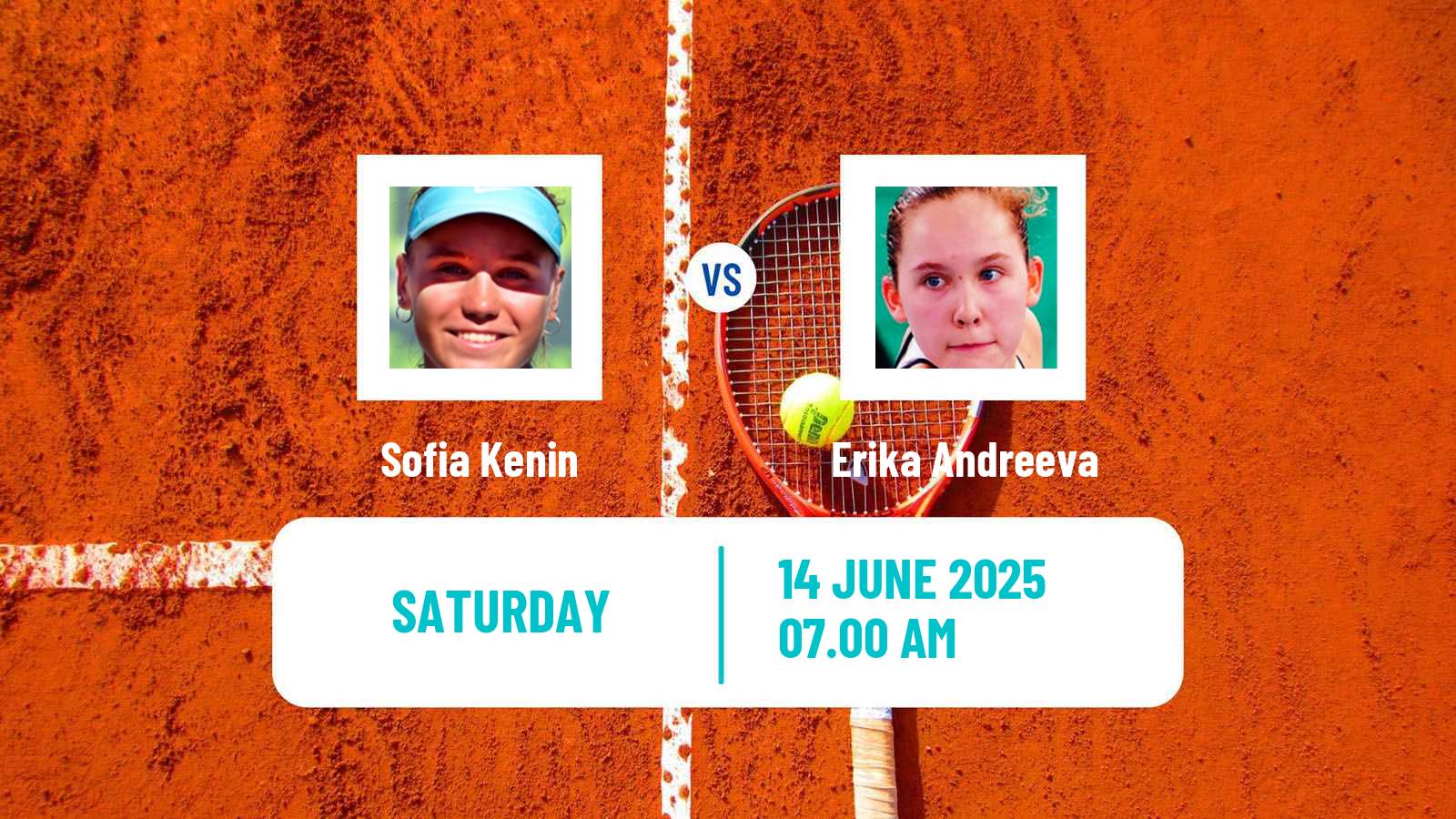 Tennis WTA Berlin Sofia Kenin - Erika Andreeva