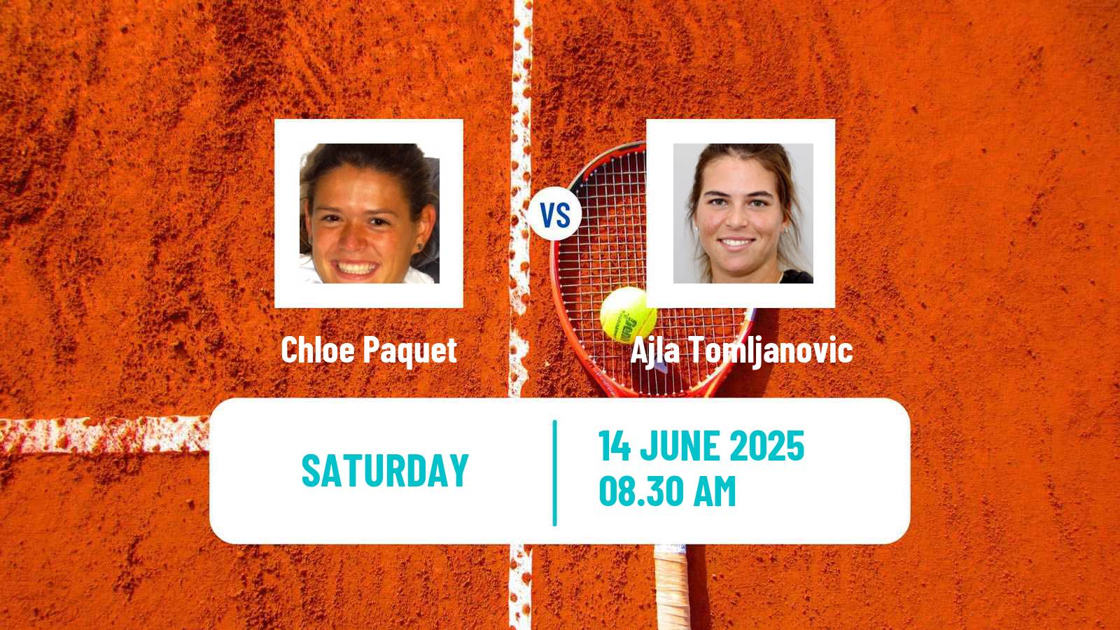 Tennis WTA Berlin Chloe Paquet - Ajla Tomljanovic