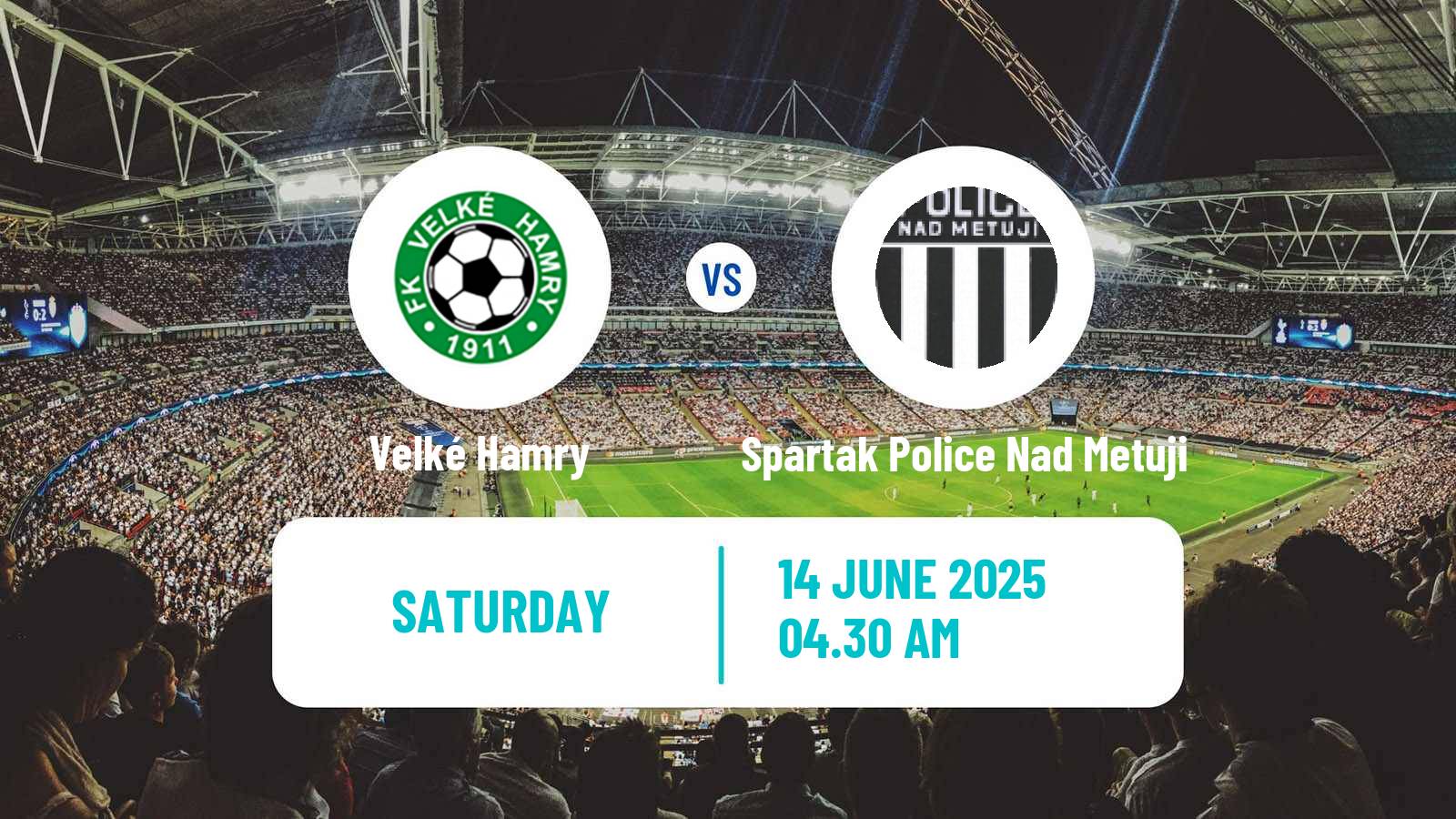 Soccer Czech Division C Velké Hamry - Spartak Police Nad Metuji